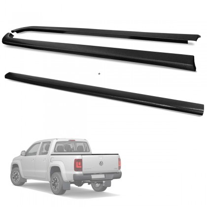 Kit Protetor de Borda Amarok CD 2010 A 2025 Lateral e Tampa Caçamba Kit Protetor de Borda Amarok CD 2010 A 2025 Lateral e Tampa Caçamba