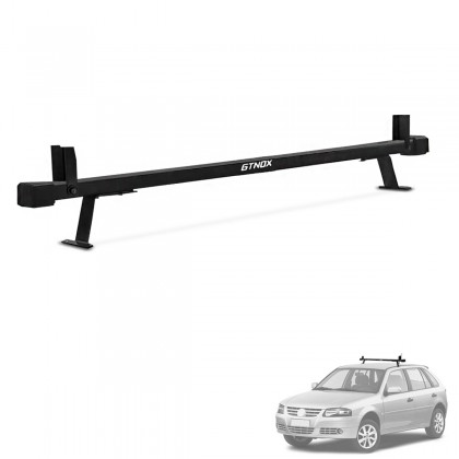 Rack de Teto Travessa Universal Duplo Cargo 1,20m Com Orelhinha Preto Rack de Teto Travessa Universal Duplo Cargo 1,20m Com Orelhinha Preto