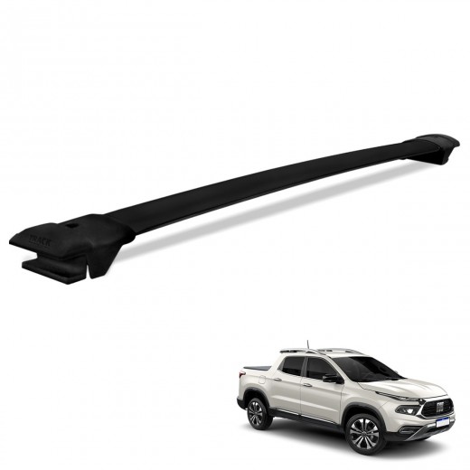 Rack Travessa de Teto Toro 2016 a 2027 Alumínio Preto